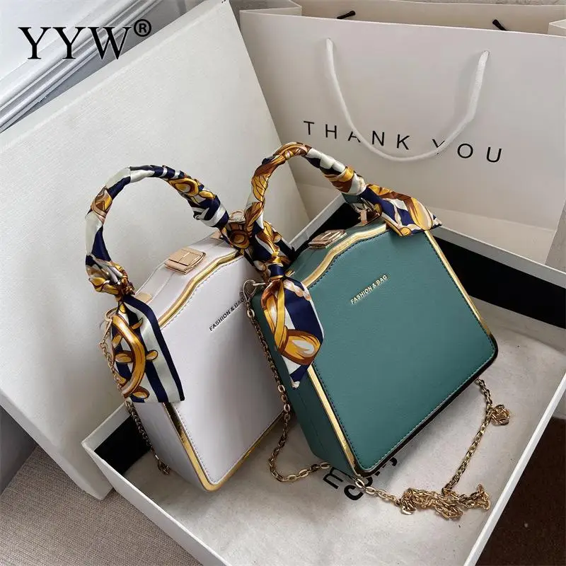 Box Shape Crossbody Bag  2023 New Fashion Women Evening Luxury Square Chain Handbags Party Wedding Bags Vintage Box Clutch