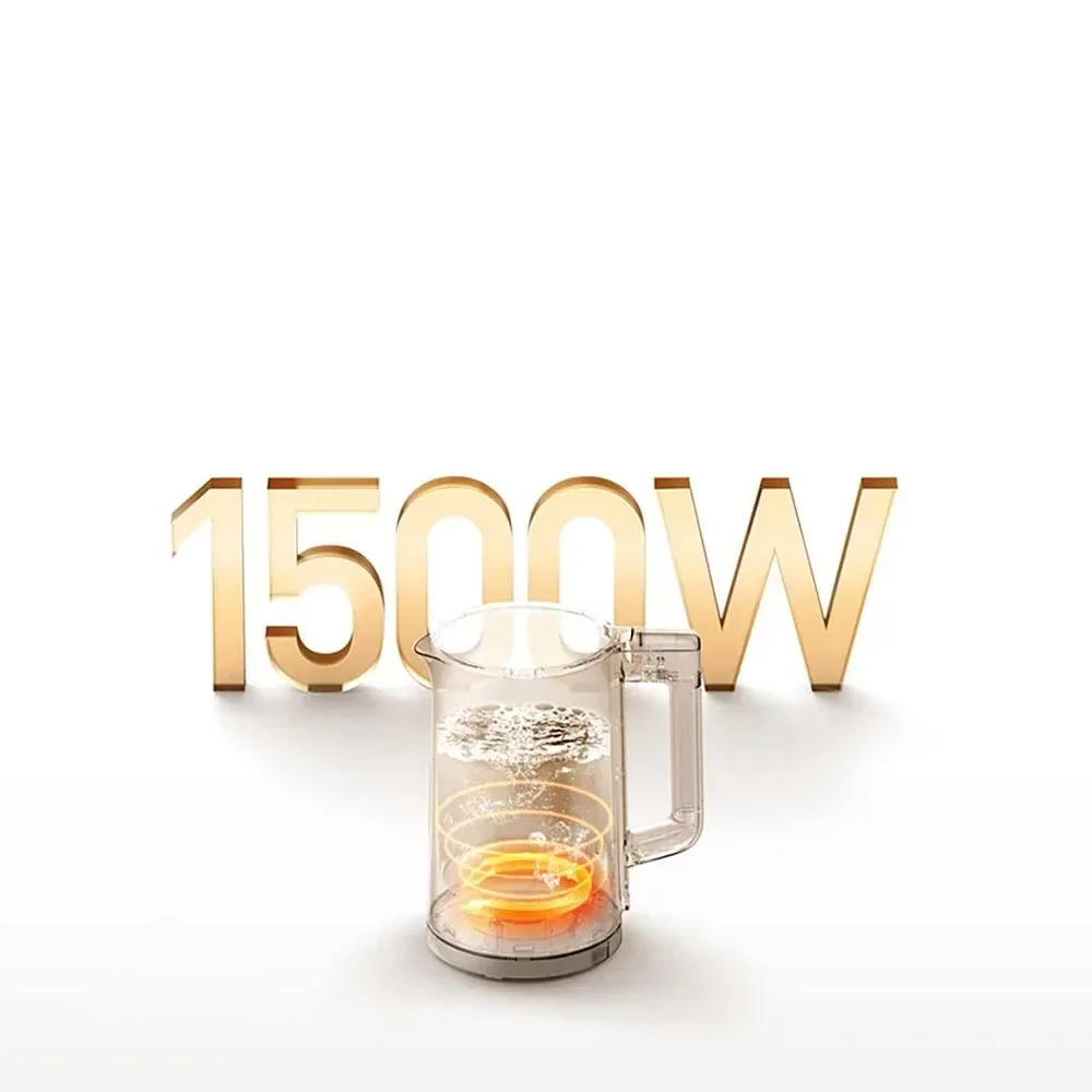 شاومي غلاية ماء كهربائية ستانلس ستيل 1.5 لتر