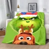 How the G-Grinch Christmas Printed Blanket Picnic Blankets Warm Blanket Soft and Comfortable Blanket Home Travel Birthday 1