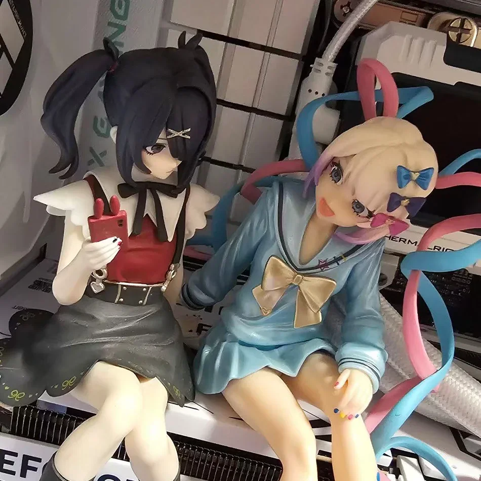 NEEDY STREAMER OVERLOAD OMG Kawaii Chan Anime-Mädchenfigur Ame-chan Actionfigur Super Ten-Chan Figuren Modellpuppe Spielzeug Geschenk