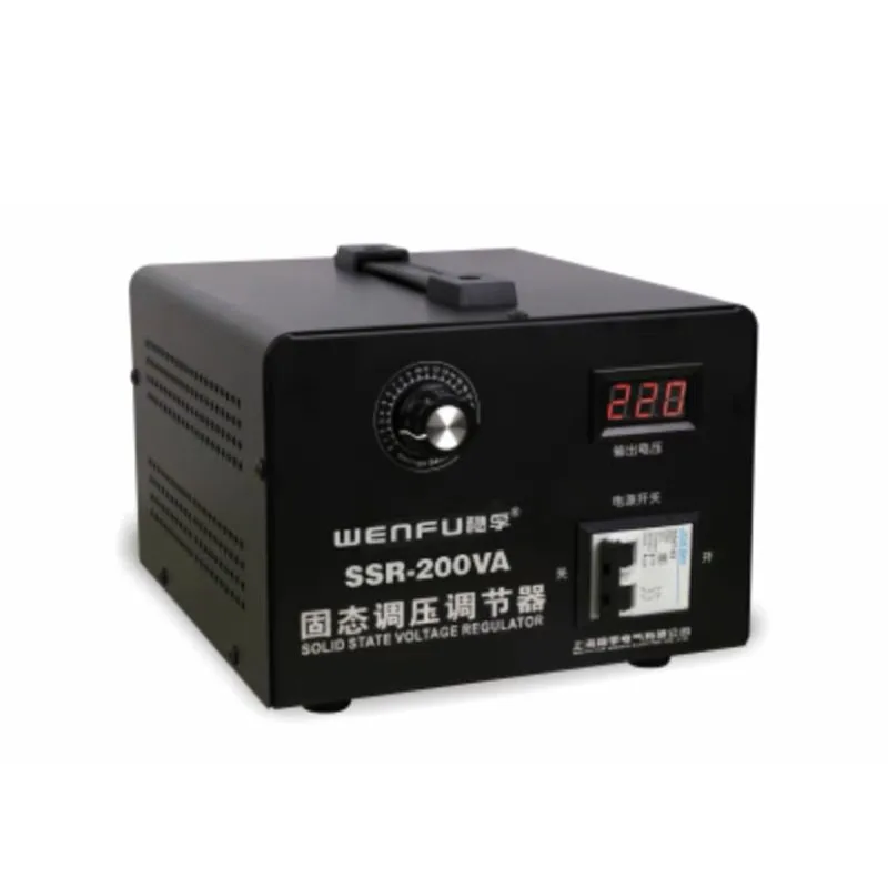 0805 20KW 220V 단상 솔리드 스테이트 전압 조정기 안정적인 Powe0320 용 전자 실리콘 제어 200A SSR-200A