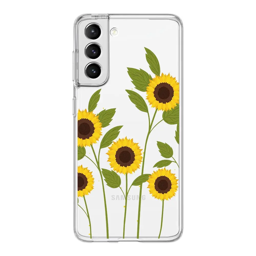 Vintage Sunflower and Lavender Floral Phone Case Cover