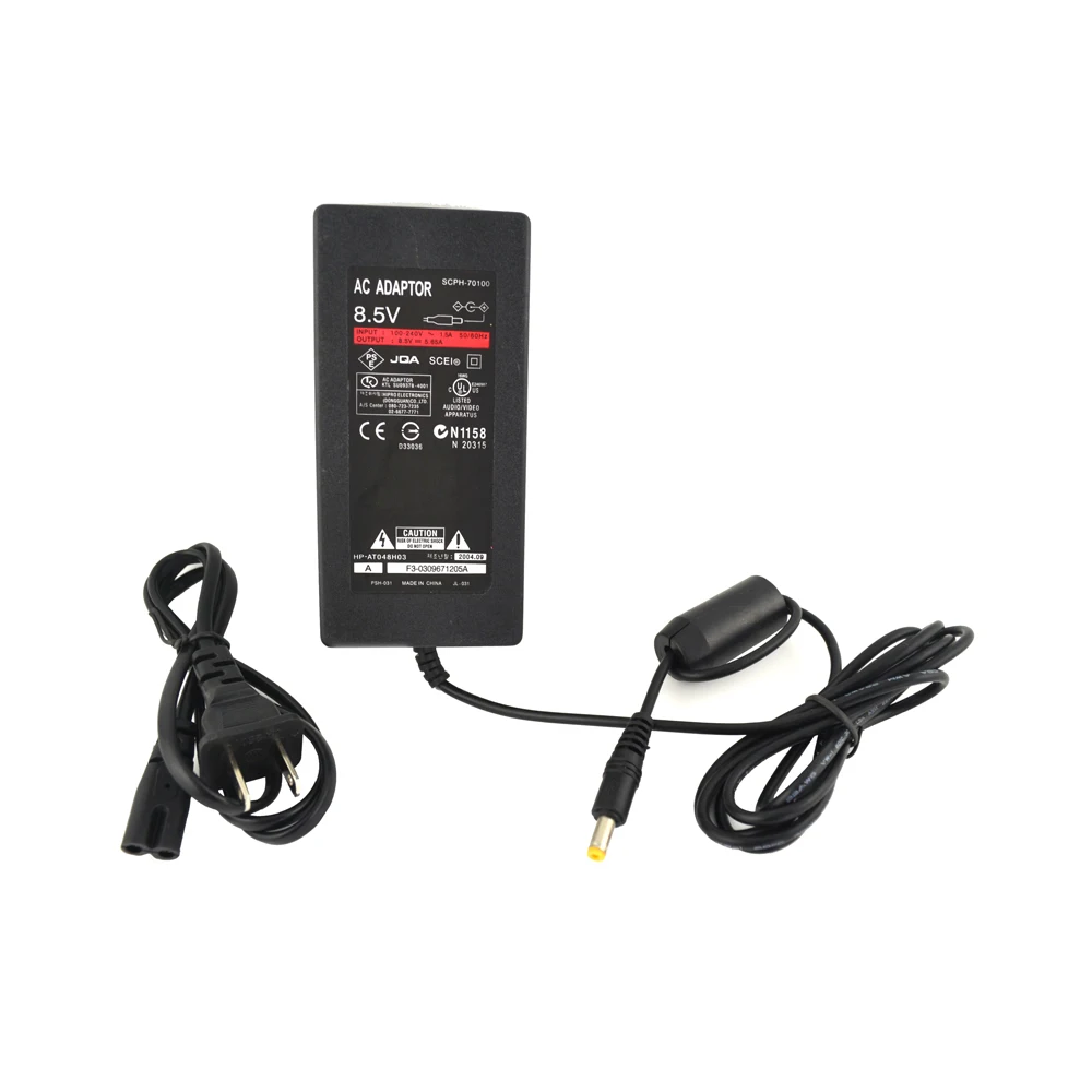Power Adapter Power Supply Game Console Power Adapter Type C Power Adapter US Plug AC Adapter Charger 100-240V 50/60Hz Cord Cable Supply Power for PS2 Slim Console