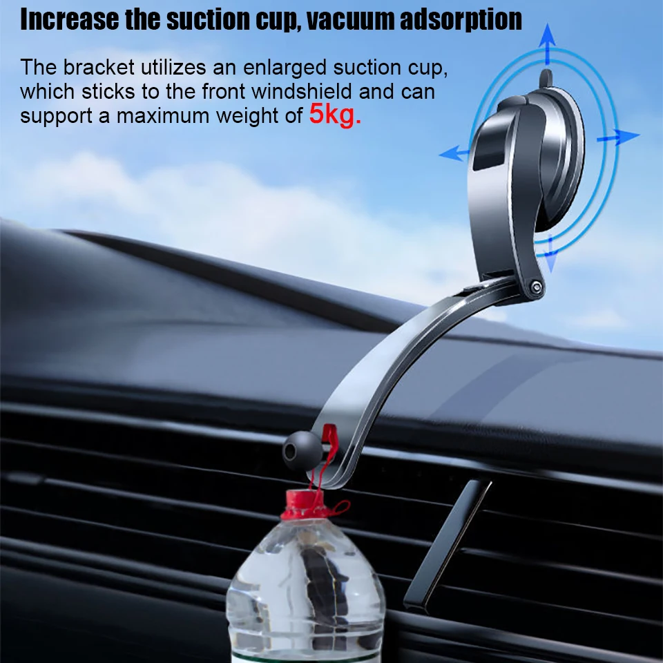Outmix-ventosa Suporte para Tablet de Carro Suporte Ajustável para Telefones Suporte para Samsung Galaxy z Fold Montagem para Ipad Gps - Imagem 4