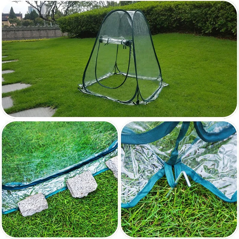 Pop-Up Portable PVC Greenhouse Grow Tent