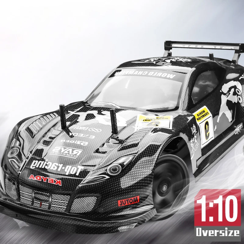 1:10 70km/h Remote Control Car 4wd High Speed Drift 2.4g Rc Car Shock Absorber Anti-collision Rc Toys Christmas Gift 6