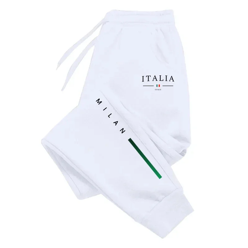 Men's Casual Soft Jogger Pants High Quality Milan Printed Sweatpants