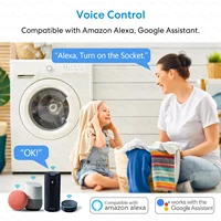 Tuya Smart Wifi Socket Israel Plug 16A Power Monitor Light Switch Smart Life Outlet Remote Control For Alexa, Google Assistant - Image 4