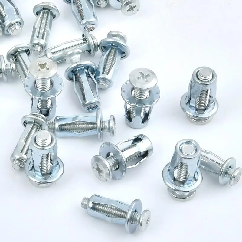 20-50pcs M4 Expansion Screw Petal Nuts Rivet Lock Jack - Plastic