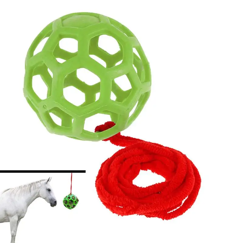Horse Treat Ball Goat Feeder Toys Feeder Ball Giocattoli Di Capra E Giocattoli Per La Noia Del Cavallo Alimentazione Delle Pecore E Palla Per Il Tratt