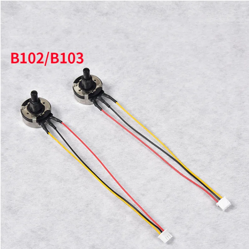 4 Potenziometri Carbonio RV24YN20S 10K Ohm - Con Manopole Per Controllo Velocità Motori - Foto 4