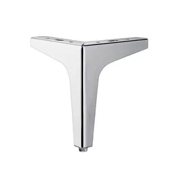 Set of 4 Trident - Legged Metal Furniture Support Legs (4pcs - 13cm)