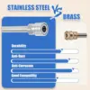 High Pressure Wash Extendsion Wand Lance With Stainless Steel 1/4" Quick Connect Length 42CM With Molded Grip 2