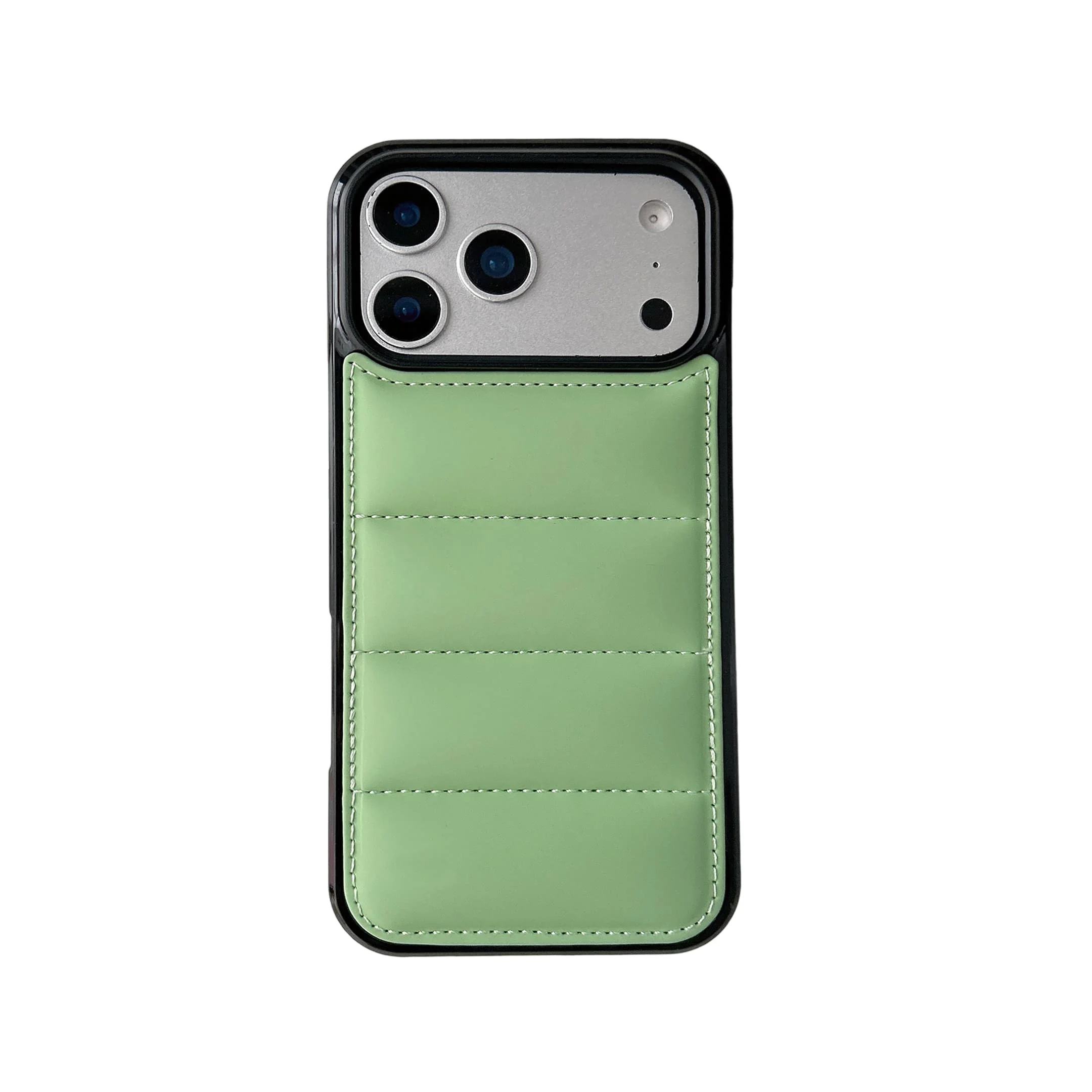 3D Puffer Winter Soft Touch Phone Case - Cotton Filled Cover Shell
