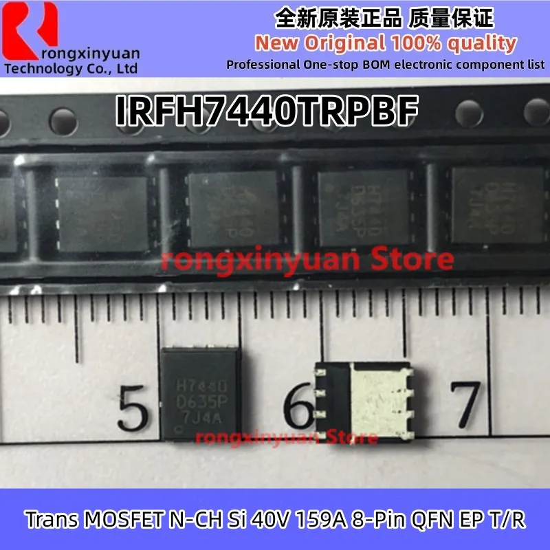 

IRFH7440TRPBF IRFH7440PBF IR7440 IRFH7440 H7440 PQFN5x6-8 IRFH7440TR2PBF HEXFET® Power MOSFET-N 40V 159A/85A 100% new original