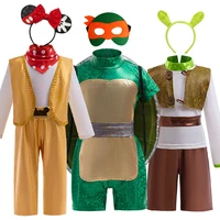 Carnival Boys Halloween Cosplay Prince Charming Children Ninja Clothing Set Festival Kids Shrek Christmas Party Baby Costume