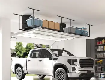 4x6 Heavy Duty Overhead Garage Adjustable Ceiling Storage Rack 1