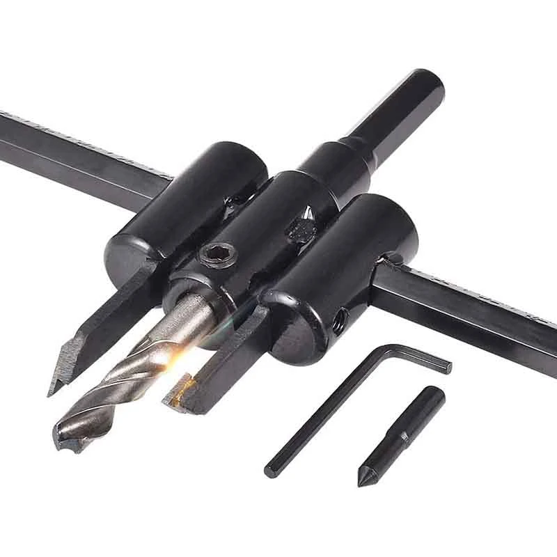 Adjustable Round Hole Cutter, Wood 
