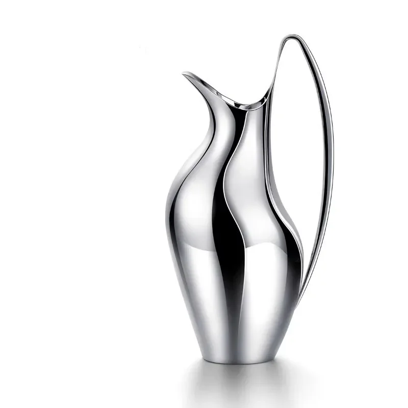 1.2L Luxury Mirror Stainless Steel Kettle, Home Decoration, Kitchen Cold Water Bottle, Living Room Vase, Scandinavian Style Gift