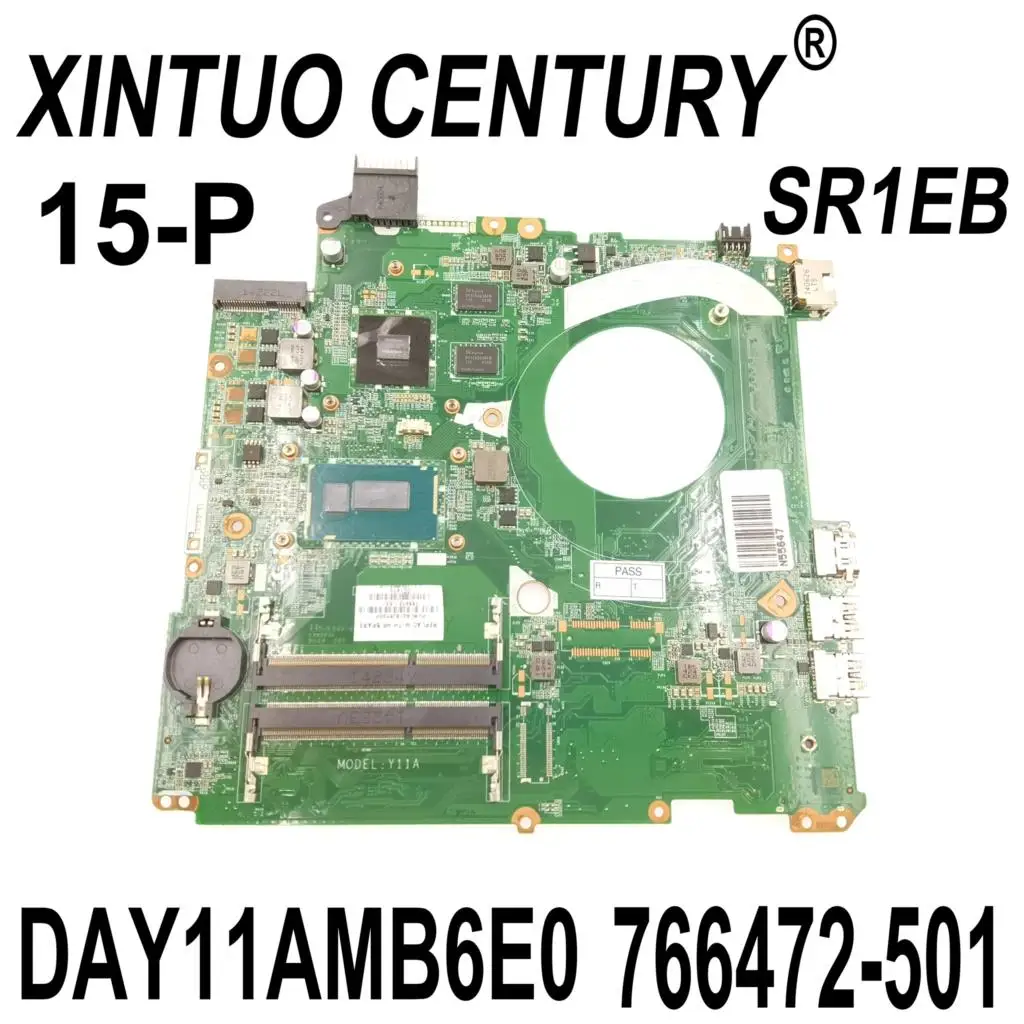 

766472-501 766472-001 766472-601 для ноутбука HP Pavilion 15-P материнская плата DAY11AMB6E0 с процессором I7-4510U GT840M 2 ГБ DDR3 100% тест