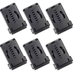 6PCS Large Nylon Belt Clip Loops With Button To Release for Knife Kydex Sheath Holster Carry Systerm Attachments Device
