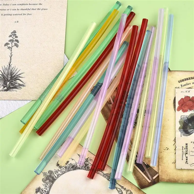 7mmx200mm Glue Stick 5pcs Clear Transparent DIY Craft Tool Hot Melt Adhesive Glue Sticks Repair Tools For Electric Gun glue sticks