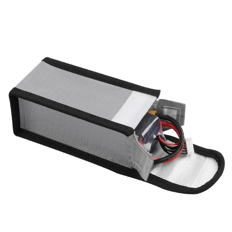 Sac de sécurité LiPo ignifuge 9,5x6,4x5cm pour batterie drone RC FPV