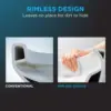 Aquia IV 0.9/1.28 GPF Dual Flush Two Piece Elongated Toilet with Push Button Flush Cotton 28.5"D x 15.5"W x 29.5"H 6