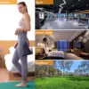 Elastic Resistance Band Suit, Ankle Straps, Gym Equipment, Home Legs Fitness, Workout Sport Equipment, High Quality, 7Pcs 5