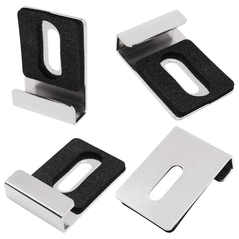 【Premium Quality】 AA81-10Pcs Heavy Mirror Hanging Kit, Heavy Mirror Mounting Hardware Mirror Clips For Wall Mounting.