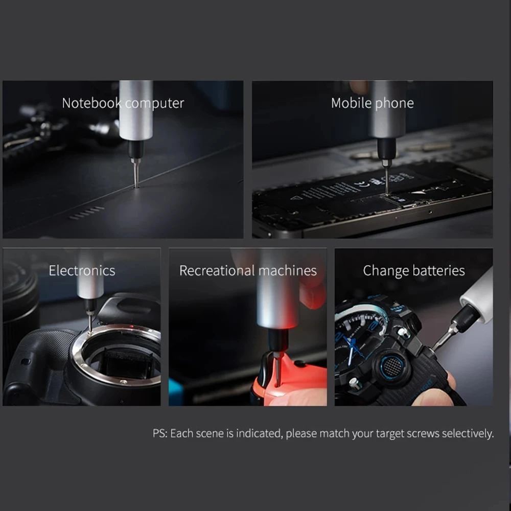 Manual screwdriver USB Charging Portable Mini Electric Screwdriver Cordless Drill Magnetic Screw Repair Kit Magnetic screwdriver 5