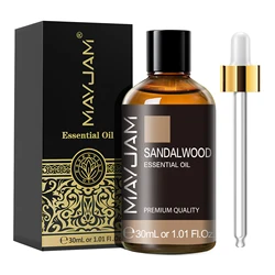 Aromatherapy Essential Oil Blend - Lavender, Vanilla, Jasmine, Eucalyptus, and Peppermint (30ml) - 30ml (Sandalwood)