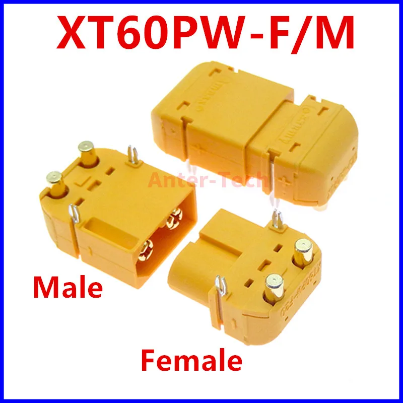 15 Pares De Conectores XT60 Macho-Hembra Con Tubo Termorretráctil Para Baterías RC Lipo Y Alta Corriente
