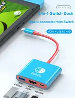 TUTI USB C to HDMI adapter with USB3.0 Port,portable TV adapter supporting 4K/30HZ dock mode,for Steam Deck/Nintendo Switch OLED - Image 3