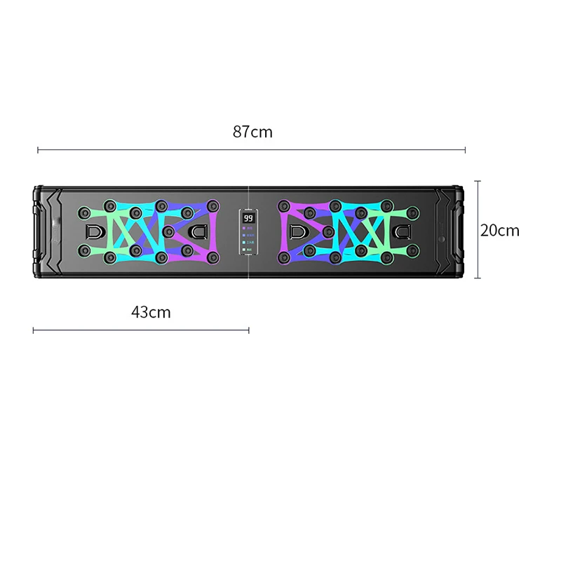 Counting Folding Push Up Board Multifunctional Exercise Table Abdominal Muscle Enhancement Gym Sports Portable Fitness Equipment