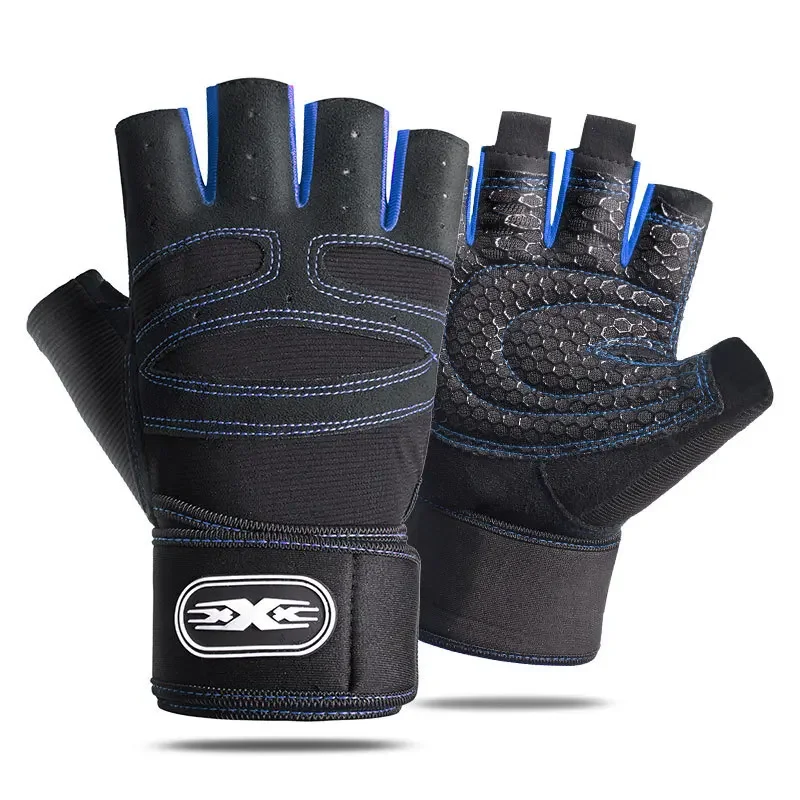 Enhanced Training Gloves - Non-Slip, Extended Wrist Support, Unisex Fitness Workout Gear