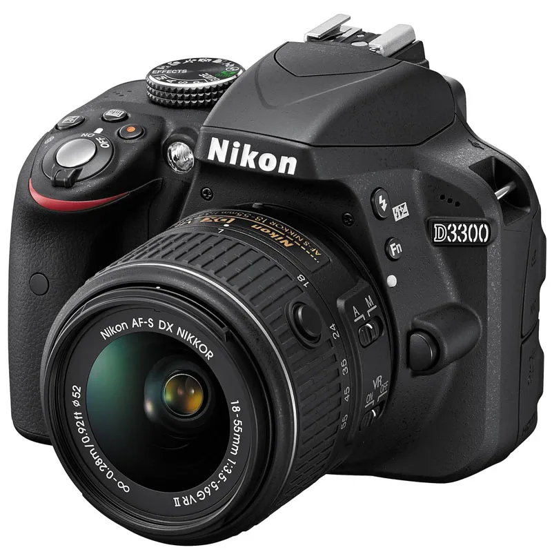 Nikon D3300 24.2 MP CMOS digital SLR camera autofocus-S DX Nikkor 18-55mm f/3.5-5.6G VR II zoom lens (99 NEW)
