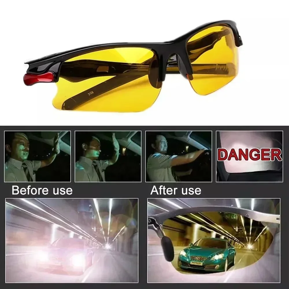 HD Anti-Glare Day & Night Vision Glasses with UV400 Protection