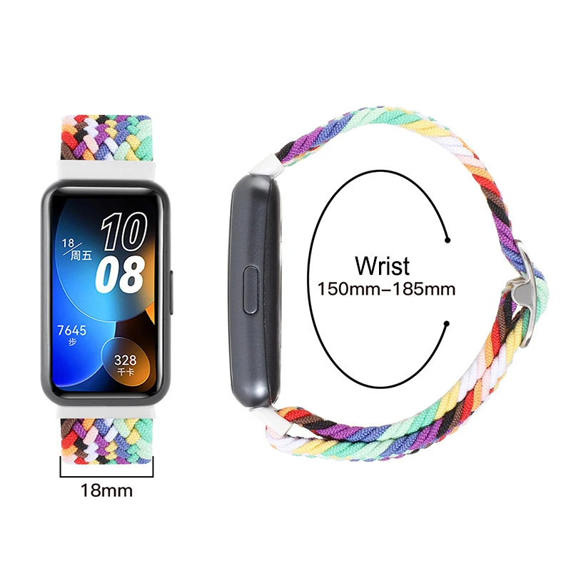 Adjustable Braided Solo Loop Elastic Nylon Strap Bracelet