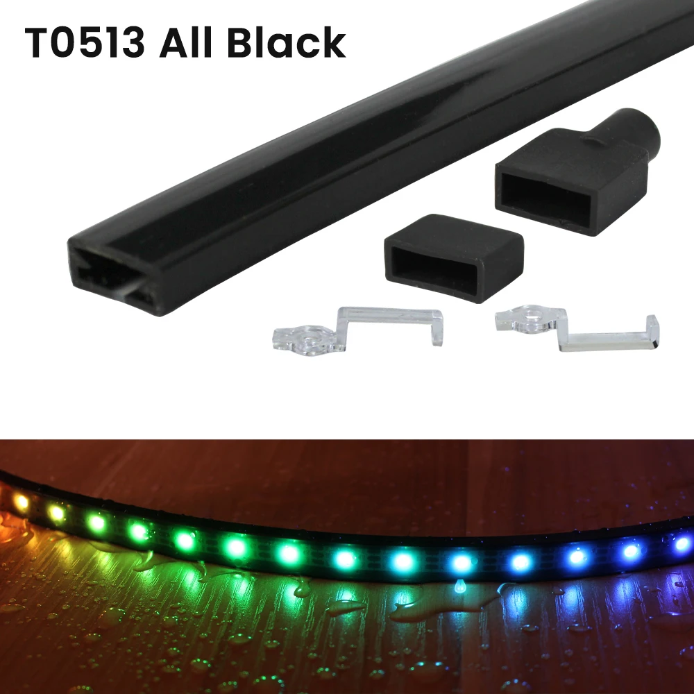 รูปสินค้า หลอดไฟ LED ยืดหยุ่นกันน้ำ IP67 สีดำ