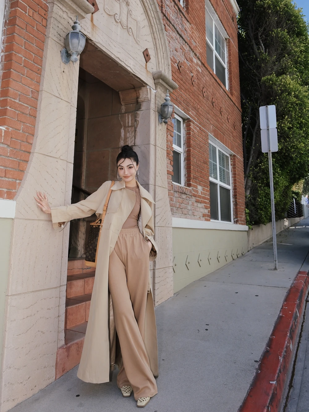 タグ付き 定価5.9万円 LADY MAXI TRENCH COAT Loose maxi trench with matching waistband :: LICHI - Online