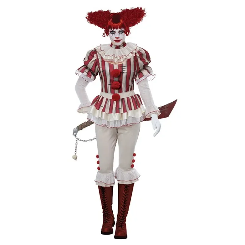 

Halloween Sexy Naughty Casual Circus Clown Cosplay Dress Stage Performance Joker Clown Fancy Costume