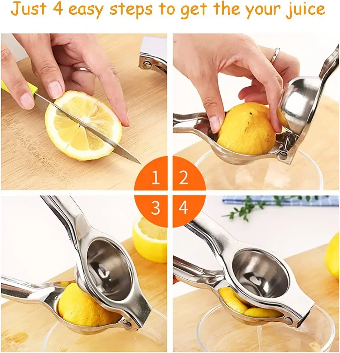 Stainless Steel Citrus Hand Juicer 5