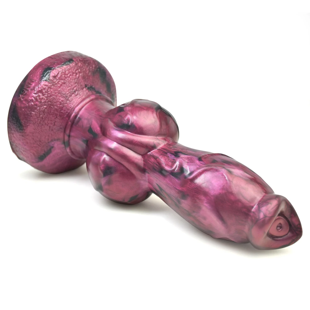 Silicone fantasia lobo dildo 2.95 Polegada de espessura nó butt plug massager da próstata homens brinquedo do sexo anal para as mulheres estimulador vaginal