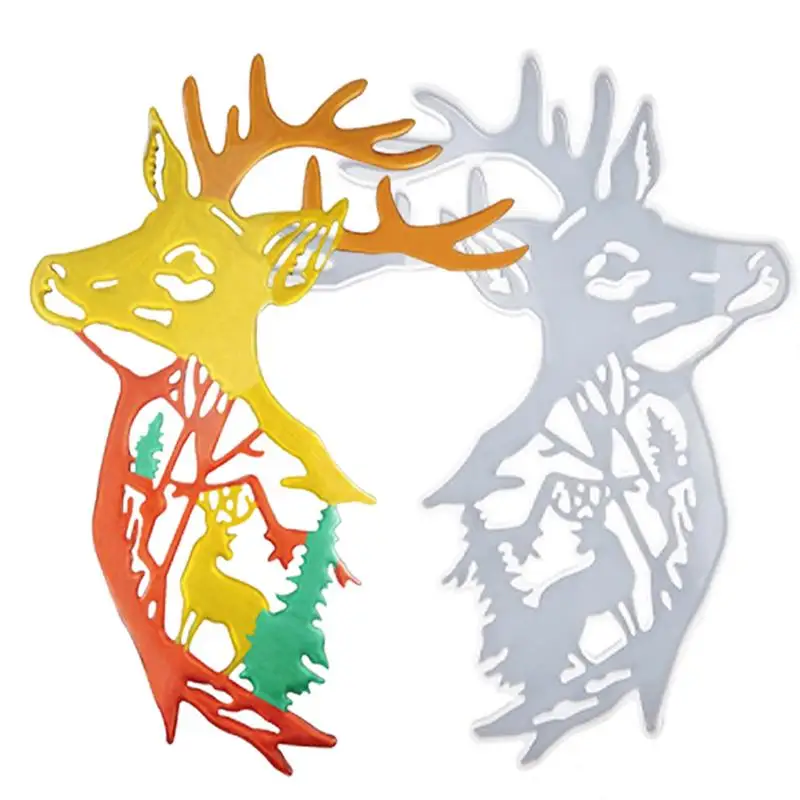 

Deer Resin Mold Deer Head Epoxy Resin Molds Animal Head Epoxy Casting Mould For Wall Hangings Mount Decor DIY Craft Making