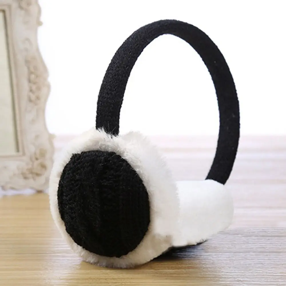 

Warmers Pure Color Thicken Wind Proof Keep Warmer Knitted Men Ear Cover Plush Earmuffs Women Earmuffs Winter Ear Cover