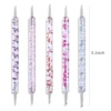 Set of 5 Professional Dual-ended Nail Art Dotting Pens for Intricate Nail Designs, Drawing, Painting, and Rhinestone Application 4