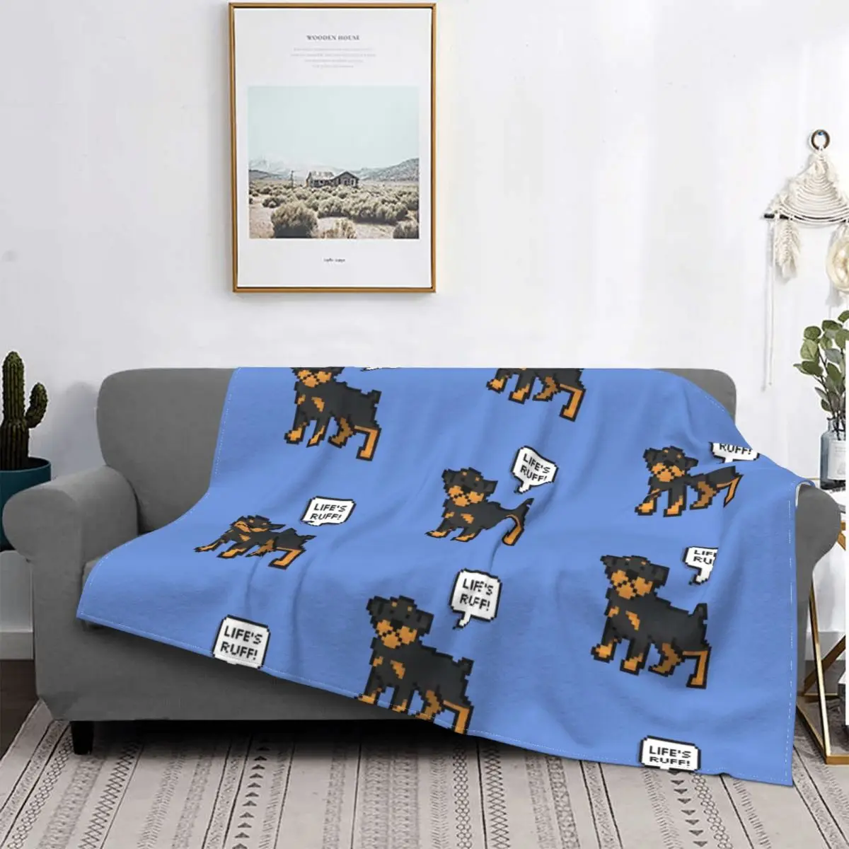 

Life's Ruff Rottweiler одеяла фланелевые всесезонные многофункциональные ультрамягкие одеяла для любителей собак для дома и улицы