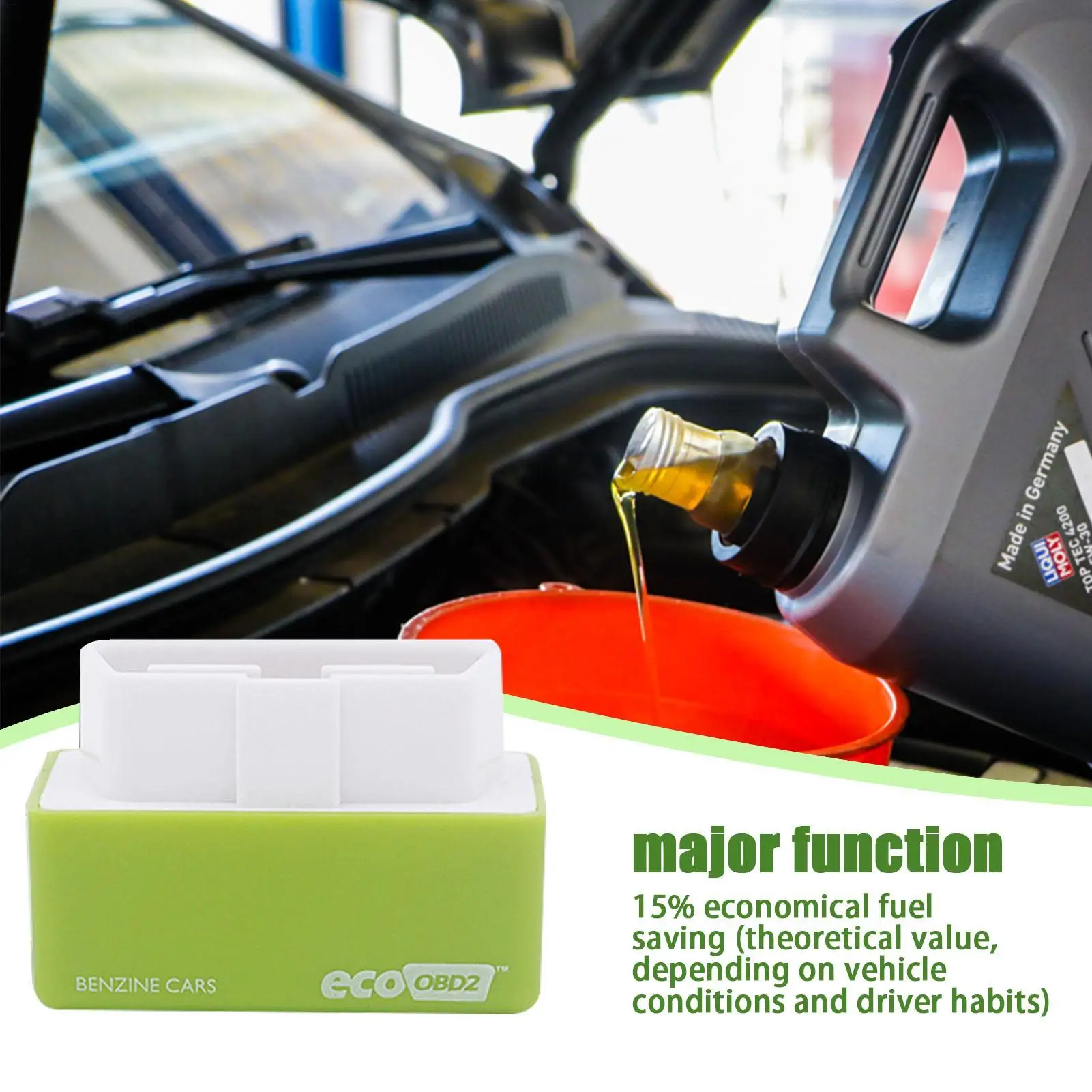 Dispositivo di Risparmio Carburante Economico, Booster di Potenza per Auto, Risparmiatore di Carburante ad Alte Prestazioni per Auto a Benzina, Risparmio Olio - Image 5