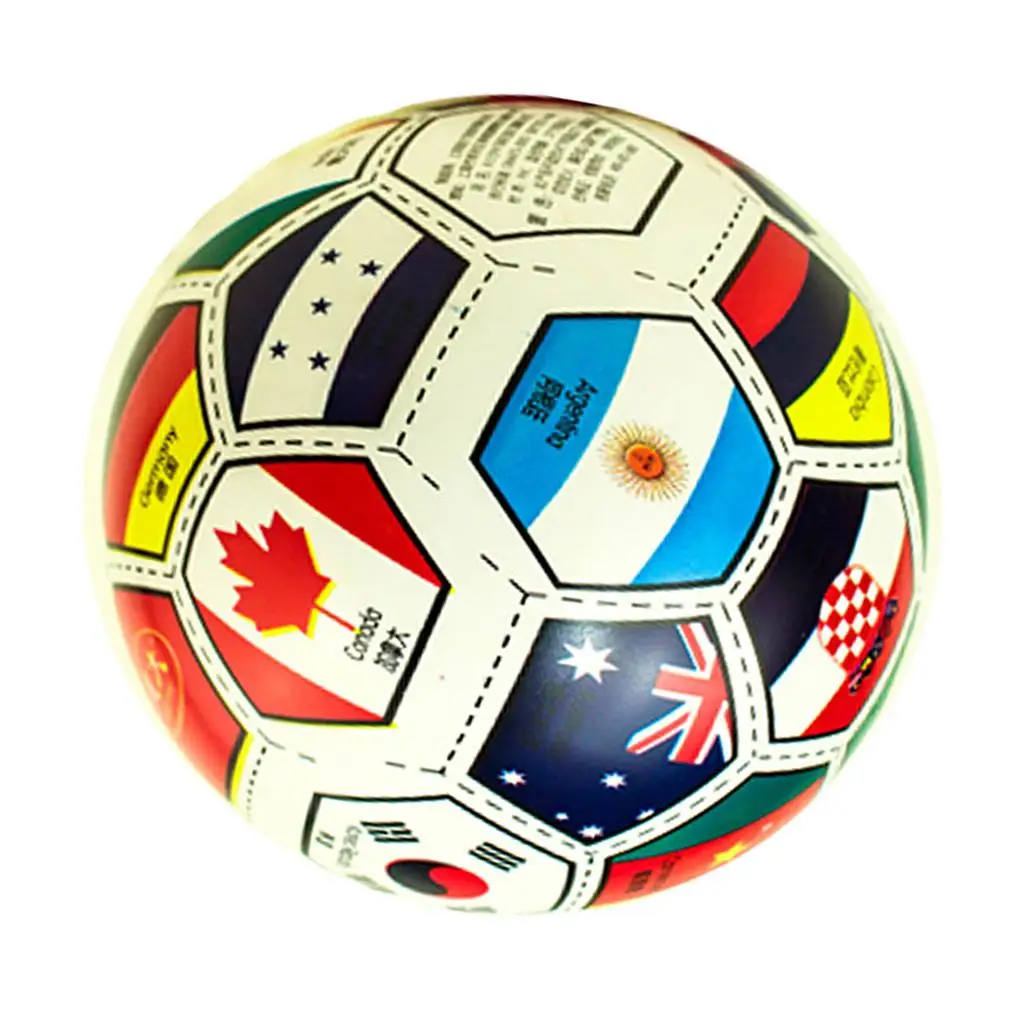 National Flags Learning Toy Inflatable Sandy Beach Ball 9" Educational Toy